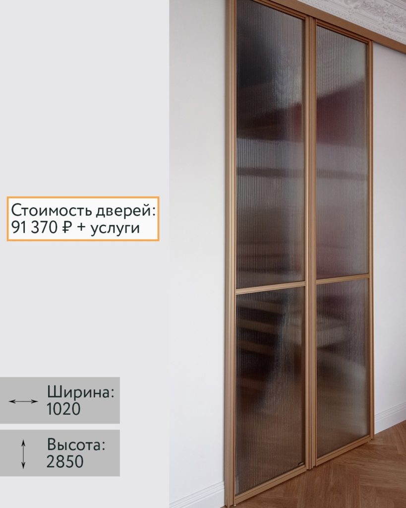 Двери на заказ для дизайнерского объекта: уникальный профиль и эксклюзивные стекла.